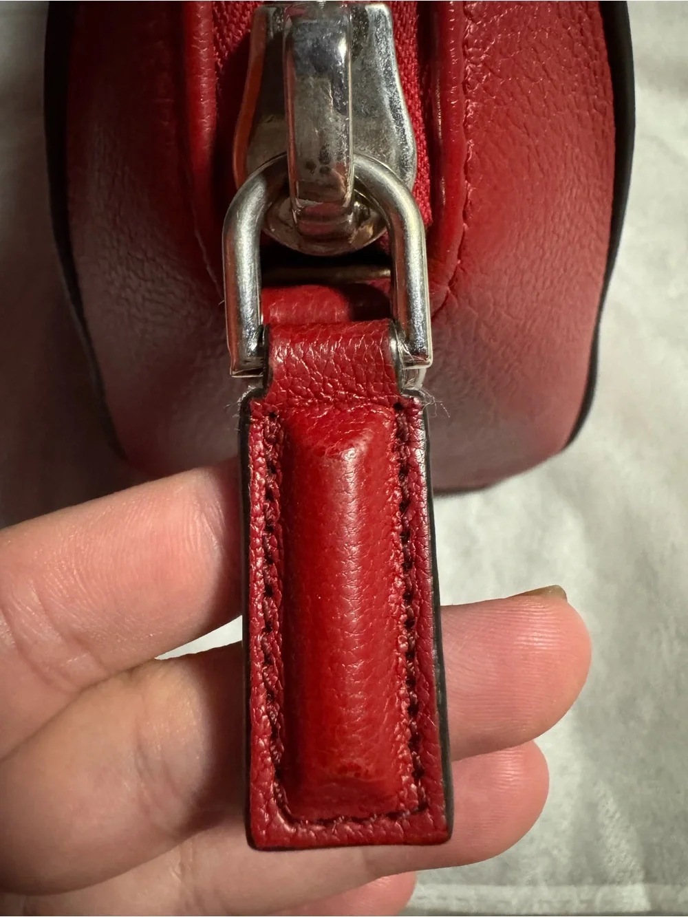 Givenchy Red Leather Antigona-Style Mini Satchel - Picture 8 of 13